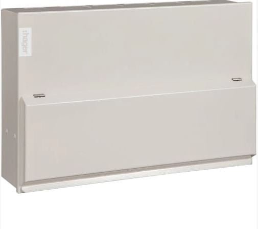 Hager VML933RK 6-Way 80A, Split Load Board, w- 2 x 80A Type A RCCB - Hager - Falcon Electrical UK