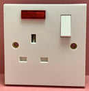 Quadrant XL Single Switched Socket With Neon SP 13A - VSS1SP-N - Quadrant - Falcon Electrical UK