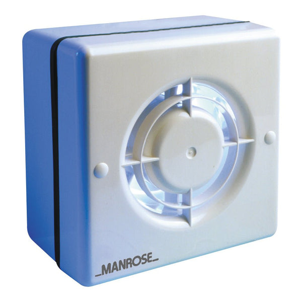Manrose WF100P - 100mm bathroom fan - window - pullcord - Manrose - Falcon Electrical UK