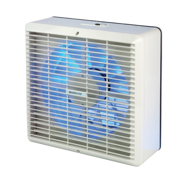 Manrose WF230MP - 230mm commercial fan - window - pullcord operated shutters - Manrose - Falcon Electrical UK