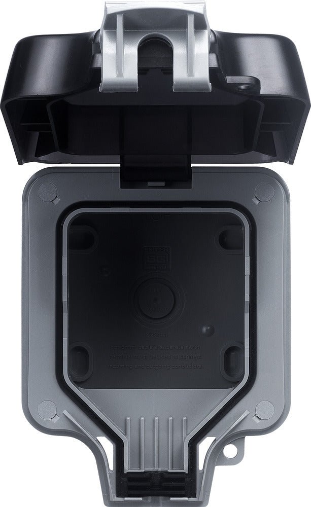 BG WP1GEC Nexus Storm IP66 Single Empty Weatherproof Enclosure - BG - Falcon Electrical UK