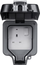 BG WP21 Nexus Storm Weatherproof Single 13A DP Switched Socket - BG - Falcon Electrical UK