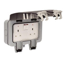 BG WP22 Nexus Storm Weatherproof Double 13A DP Switched Socket - BG - Falcon Electrical UK