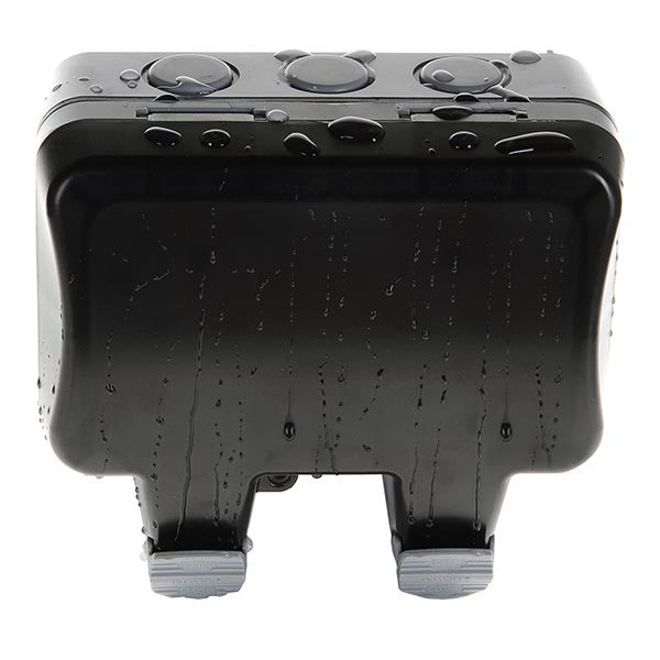 BG WP22RCD Weatherproof 13A 2-Gang Switched Socket with RCD - BG - Falcon Electrical UK