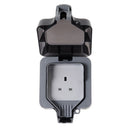 BG WP23 Nexus Storm Weatherproof Single 13A DP Unswitched Socket - BG - Falcon Electrical UK