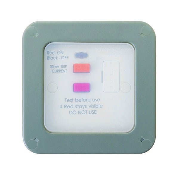 BG WP55RCD Weatherproof 13A Connection Unit with RCD - BG - Falcon Electrical UK