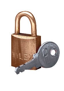 Wylex WPL Brass Padlock and Two Keys - Wylex - Falcon Electrical UK